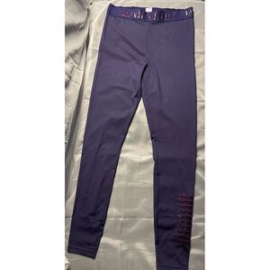 Savage x Fenty Forever Savage Leggings Purple Logo Size Medium